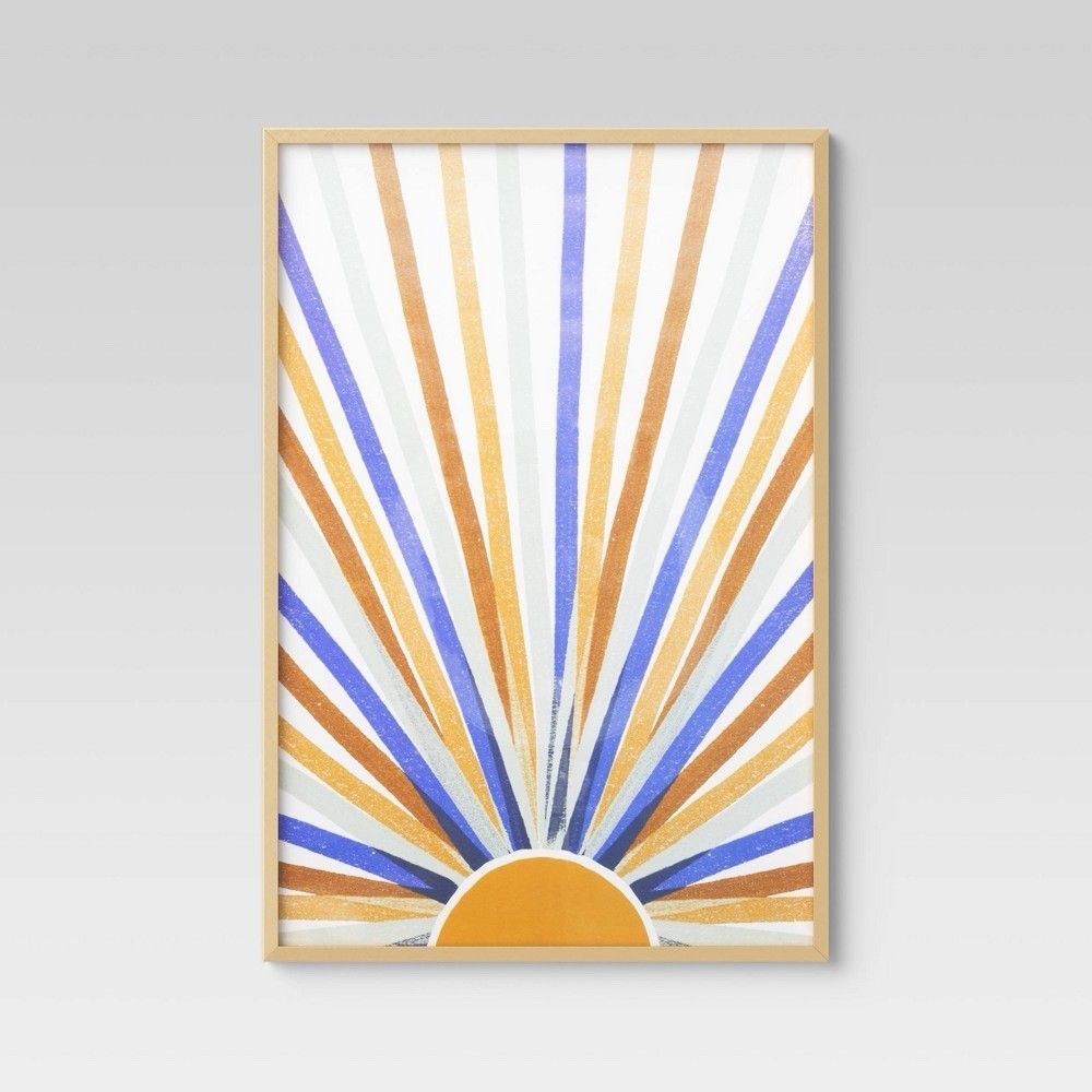 20x30 Thin Poster Frame Brass Room Essentials Modern Wall Decor New